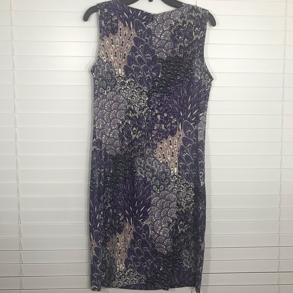 Connected Paisley Print Sleeveless Dress - 10 - Picture 3 of 5